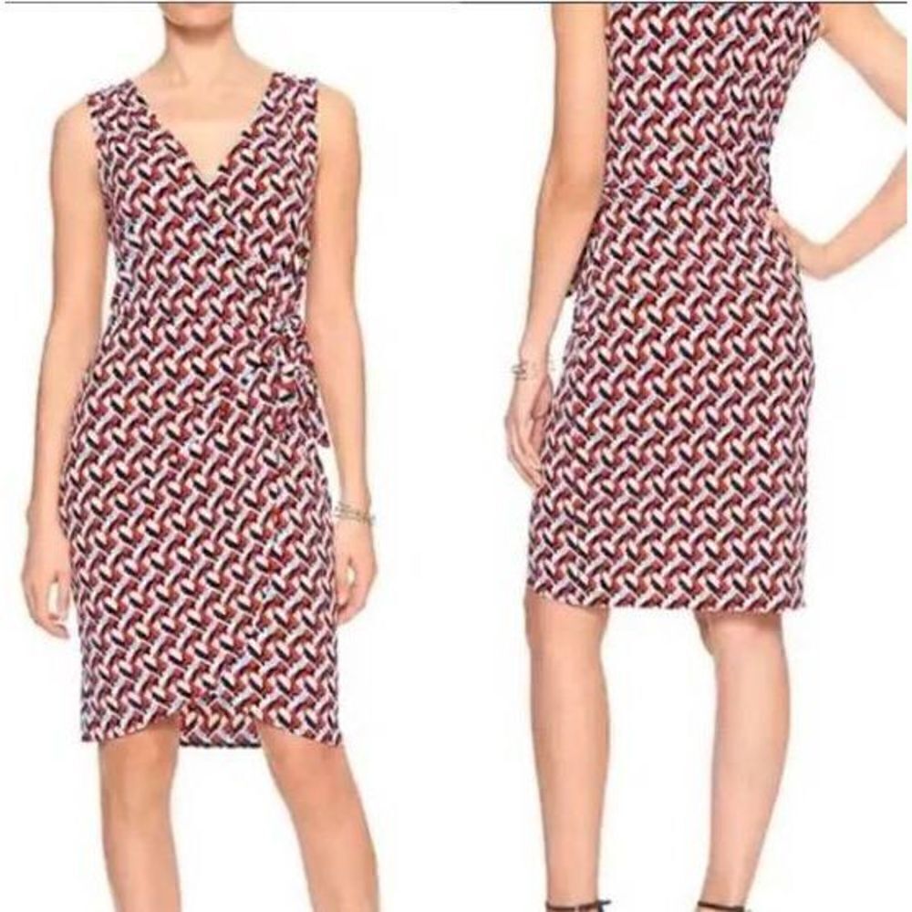 Banana Republic ceramic print dress Size SP